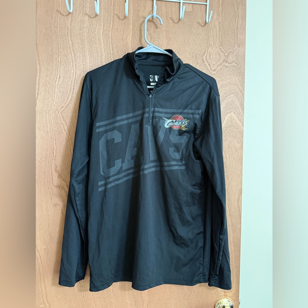 NBA Black Cavs Quarter-Zip Jacket